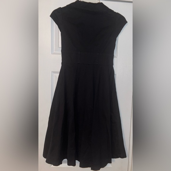 Lindy Bop Dress, Black/ Red, Size XS - Picture 4 of 6